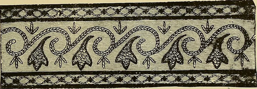 An illustration from The dictionary of needlework : an encyclopaedia of artistic, plain, and fancy needlework. Dealing fully with the details of all the stitches employed, the method of working, the materials used, the meaning of technical terms, and, where necessary, tracing the origin and history of the various works described. Illustrated with upwards of 800 wood engravings, and coloured plates. Plain sewing, textiles, dressmaking, appliances, and terms, 1885, leaf 24