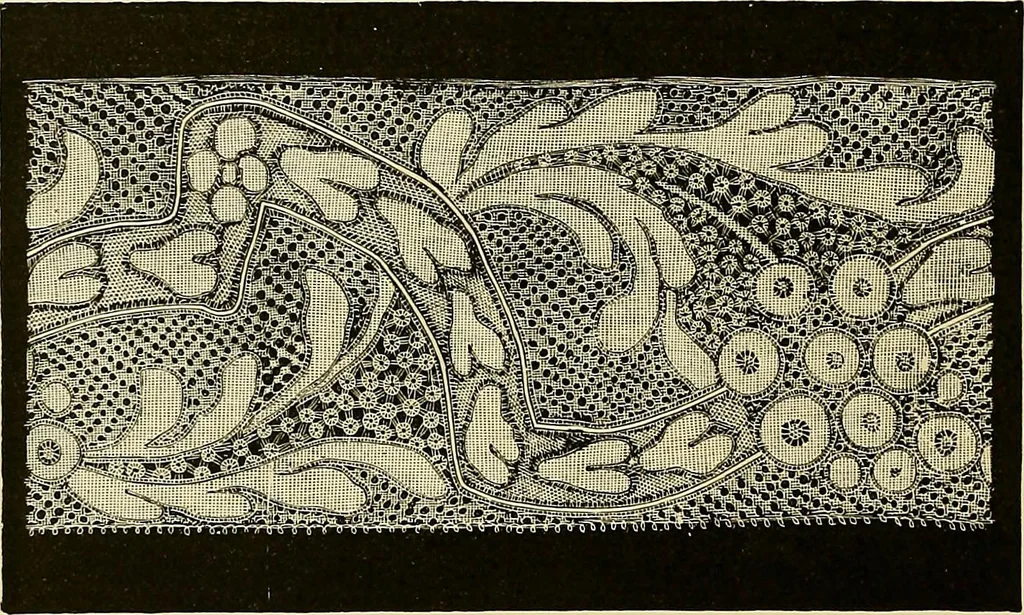 An illustration from The dictionary of needlework : an encyclopaedia of artistic, plain, and fancy needlework. Dealing fully with the details of all the stitches employed, the method of working, the materials used, the meaning of technical terms, and, where necessary, tracing the origin and history of the various works described. Illustrated with upwards of 800 wood engravings, and coloured plates. Plain sewing, textiles, dressmaking, appliances, and terms, 1885, leaf 43