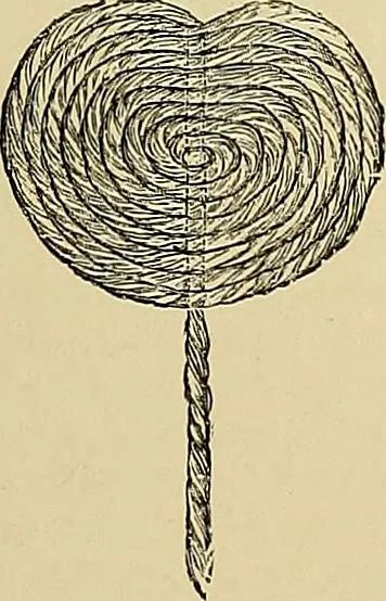 An illustration from The dictionary of needlework : an encyclopaedia of artistic, plain, and fancy needlework. Dealing fully with the details of all the stitches employed, the method of working, the materials used, the meaning of technical terms, and, where necessary, tracing the origin and history of the various works described. Illustrated with upwards of 800 wood engravings, and coloured plates. Plain sewing, textiles, dressmaking, appliances, and terms, 1885, leaf 58