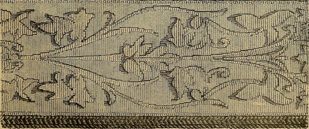 An illustration from The dictionary of needlework : an encyclopaedia of artistic, plain, and fancy needlework. Dealing fully with the details of all the stitches employed, the method of working, the materials used, the meaning of technical terms, and, where necessary, tracing the origin and history of the various works described. Illustrated with upwards of 800 wood engravings, and coloured plates. Plain sewing, textiles, dressmaking, appliances, and terms, 1885, leaf 80