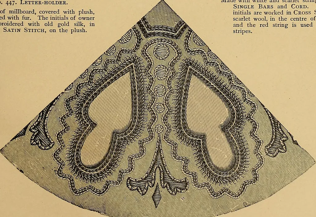 An illustration from The dictionary of needlework : an encyclopaedia of artistic, plain, and fancy needlework. Dealing fully with the details of all the stitches employed, the method of working, the materials used, the meaning of technical terms, and, where necessary, tracing the origin and history of the various works described. Illustrated with upwards of 800 wood engravings, and coloured plates. Plain sewing, textiles, dressmaking, appliances, and terms, 1885, leaf 88