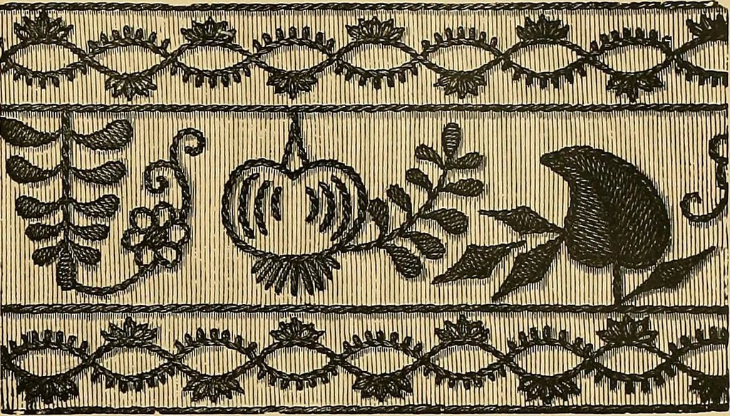 An illustration from The dictionary of needlework : an encyclopaedia of artistic, plain, and fancy needlework. Dealing fully with the details of all the stitches employed, the method of working, the materials used, the meaning of technical terms, and, where necessary, tracing the origin and history of the various works described. Illustrated with upwards of 800 wood engravings, and coloured plates. Plain sewing, textiles, dressmaking, appliances, and terms, 1885, leaf 92