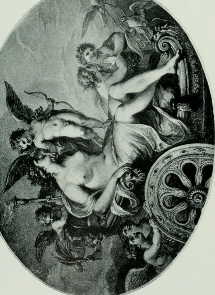 An illustration from Dictionary of painters and engravers, 1903, leaf 140