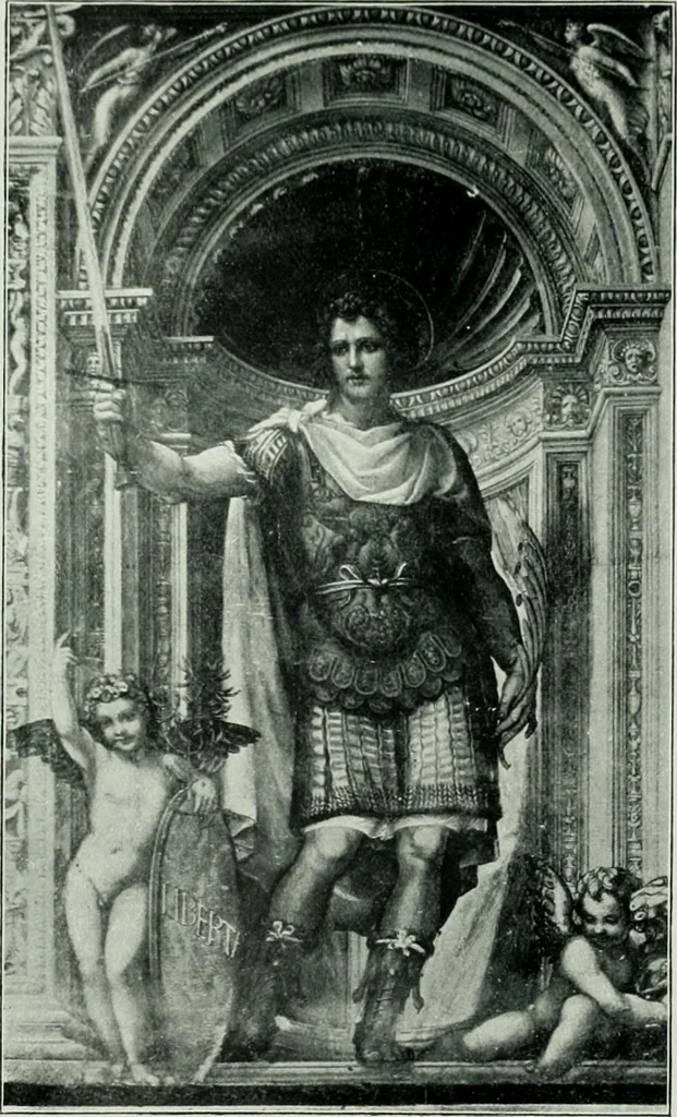 An illustration from Dictionary of painters and engravers, 1903, leaf 152