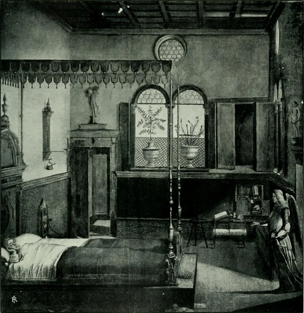 An illustration from Dictionary of painters and engravers, 1903, leaf 386