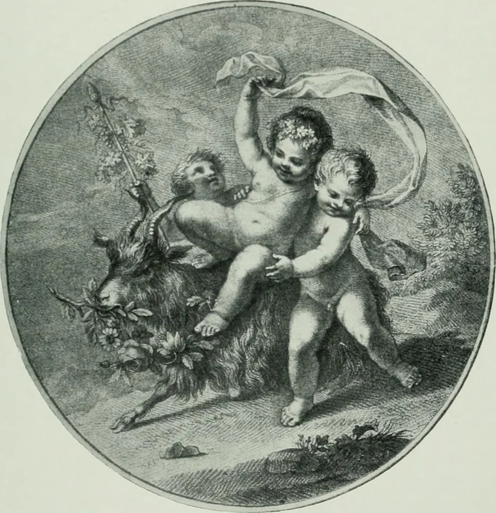 An illustration from Dictionary of painters and engravers, 1903, leaf 446