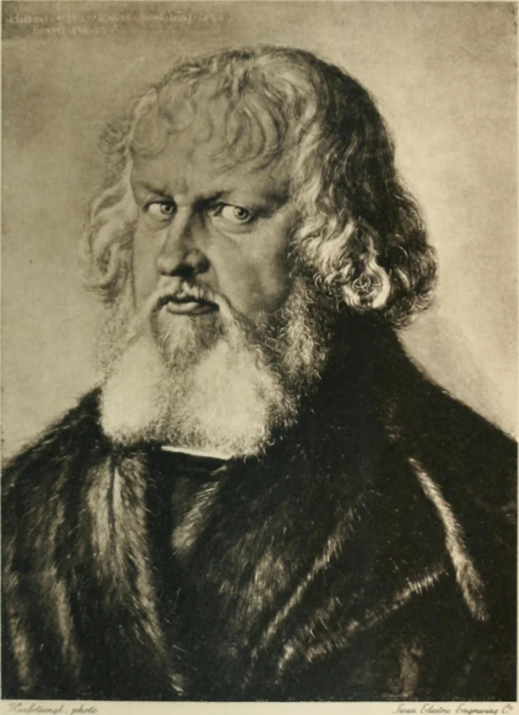 An illustration from Dictionary of painters and engravers, 1903, leaf 185