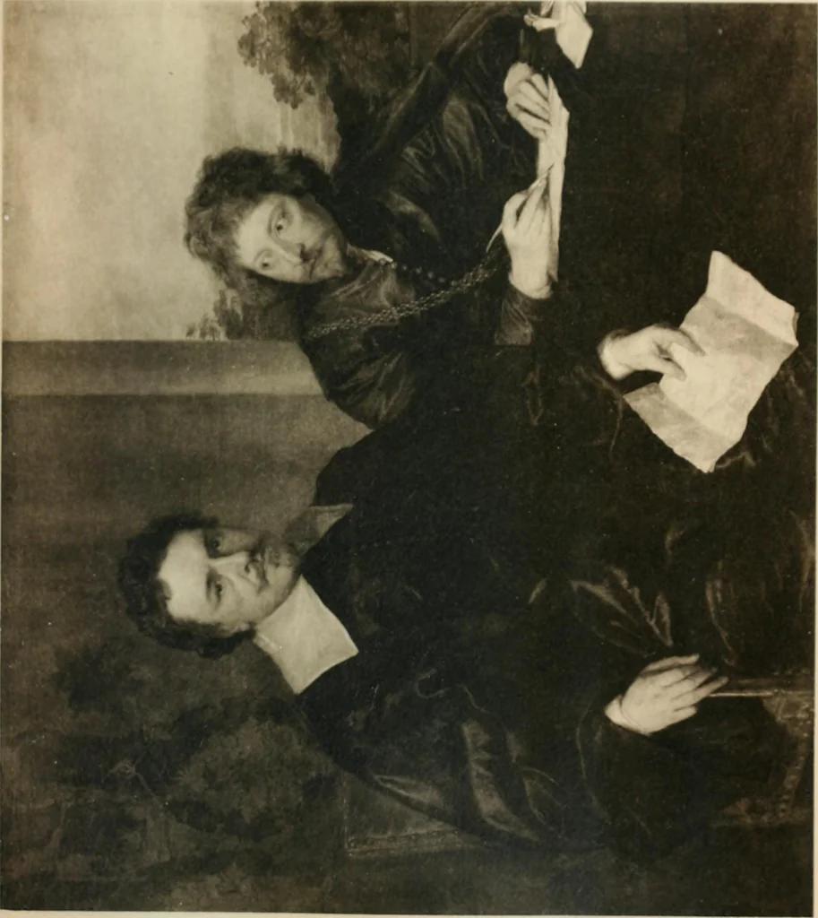 An illustration from Dictionary of painters and engravers, 1903, leaf 203