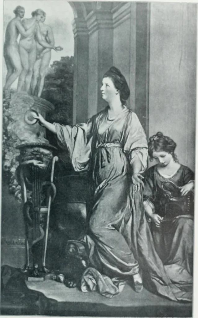 An illustration from Dictionary of painters and engravers, 1903, leaf 303