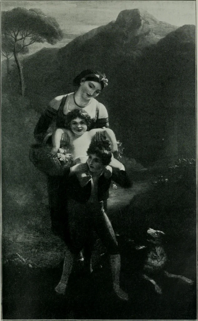 An illustration from Dictionary of painters and engravers, 1903, leaf 127