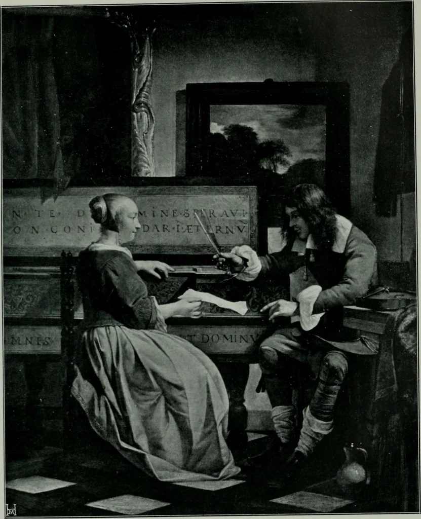 An illustration from Dictionary of painters and engravers, 1903, leaf 497