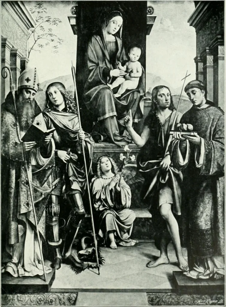 An illustration from Dictionary of painters and engravers, 1903, leaf 319