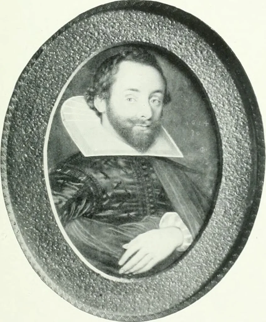 An illustration from Dictionary of painters and engravers, 1903, leaf 77