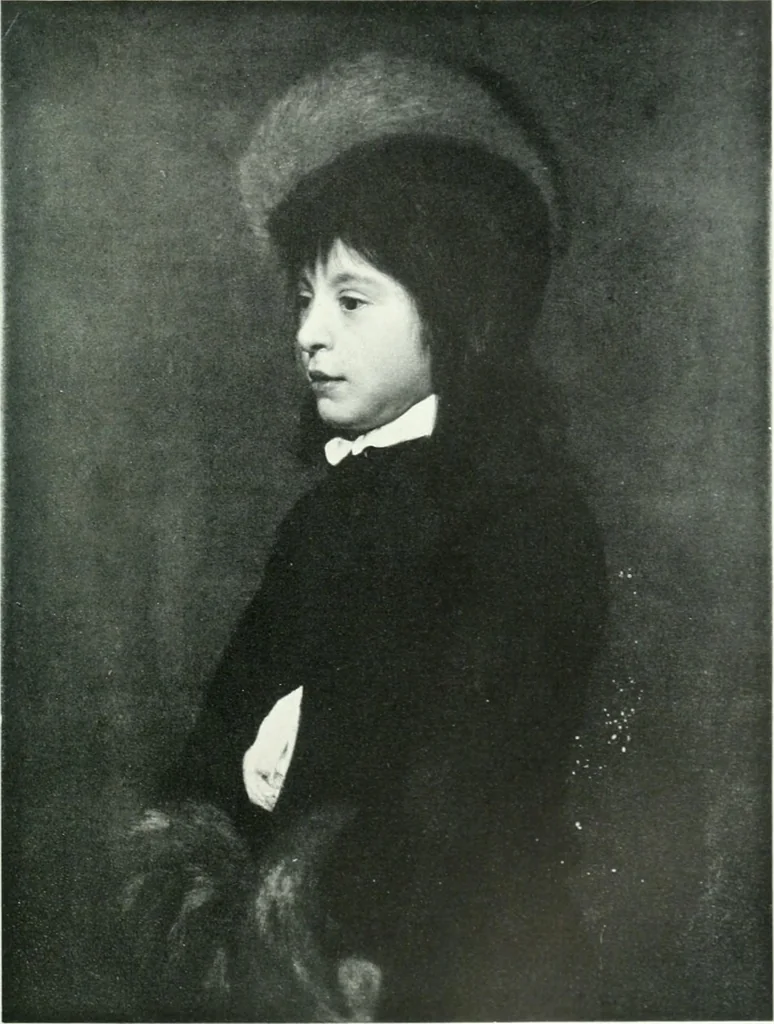 An illustration from Dictionary of painters and engravers, 1903, leaf 87