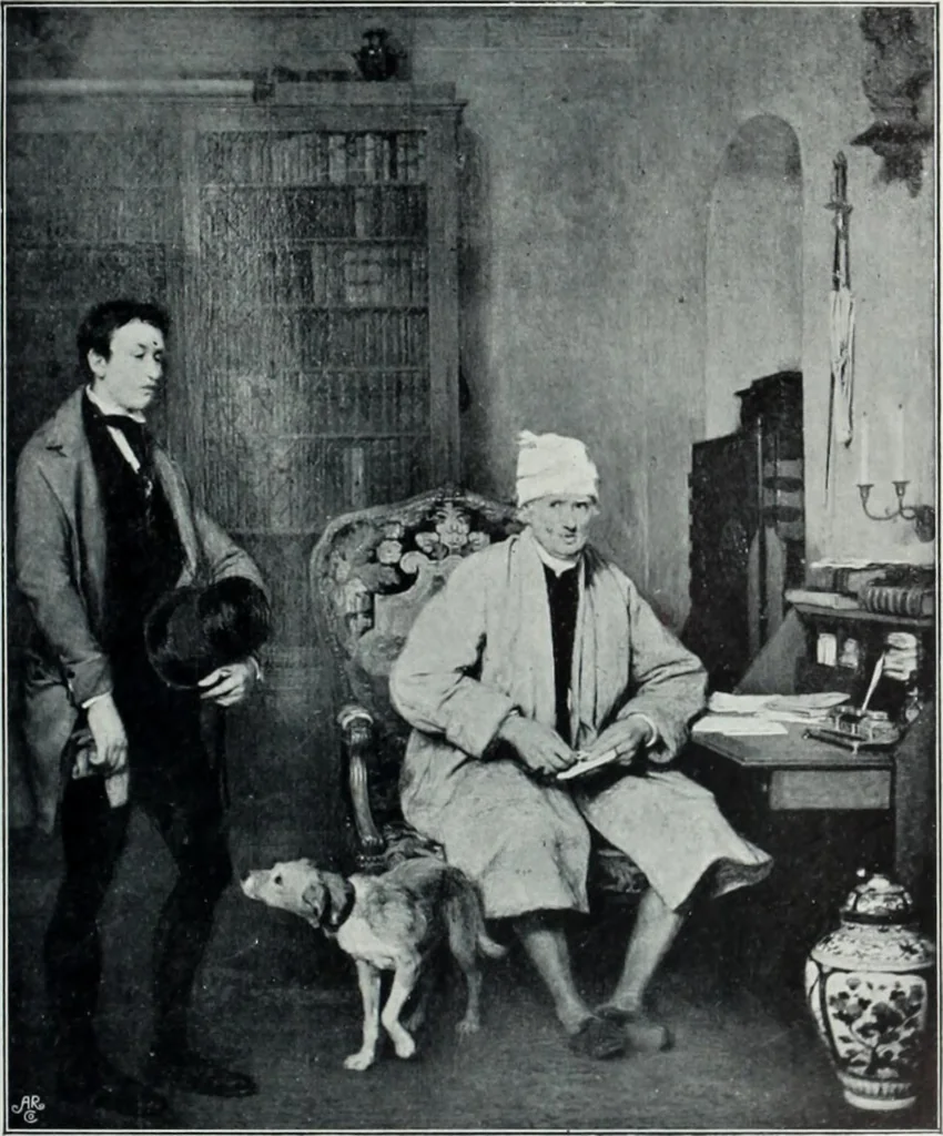 An illustration from Dictionary of painters and engravers, 1903, leaf 586