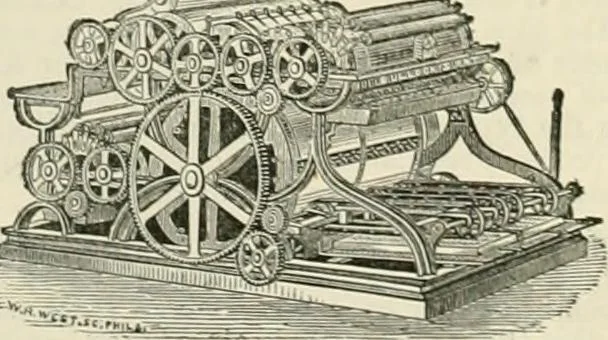 An illustration from A dictionary of typography and its accessory arts. Presented to the subscribers of the "Printers' register," 1870-1871, 1871, leaf 10