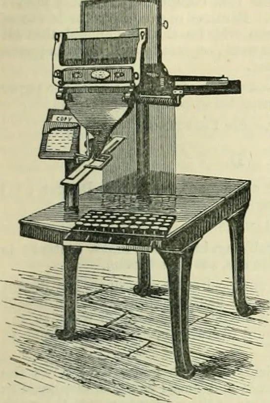 An illustration from A dictionary of typography and its accessory arts. Presented to the subscribers of the "Printers' register," 1870-1871, 1871, leaf 16