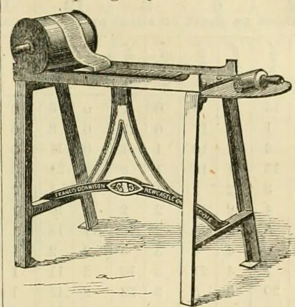 An illustration from A dictionary of typography and its accessory arts. Presented to the subscribers of the "Printers' register," 1870-1871, 1871, leaf 28