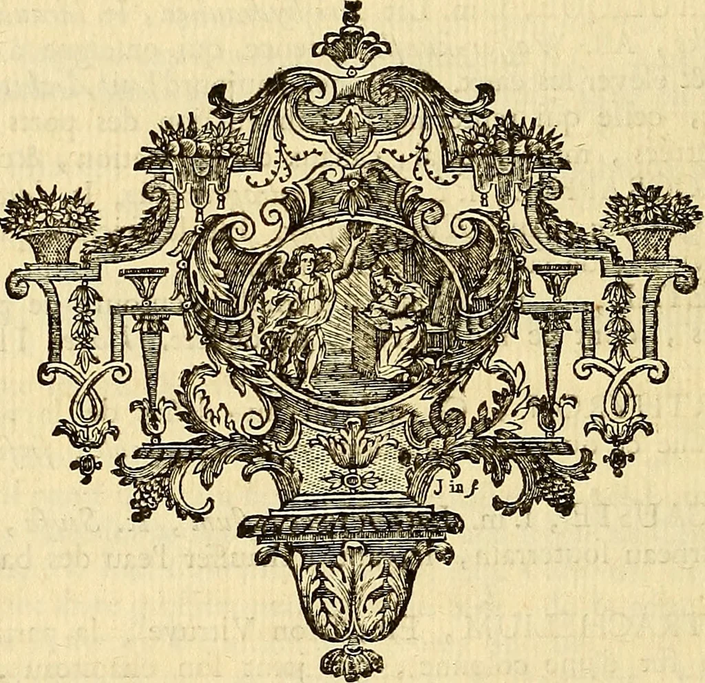 An illustration from Dictionnaire d'architecture, civile, militaire et navale, antique, ancienne et moderne : et de tous les arts et métiers qui en dépendent; Dont tous les Termes sont exprimés, en François, Latin, Italien, Espagnol, Anglois et Allemand. Enrichi de cent une Planches de Figures en Taille-douce, ... auquel on a joint Une Notice des Architectes, Ingénieurs, Peintres, Sculpteurs, Graveurs, & autres Artistes les plus celebres, dont on rapporte les principaux Ouvrages., 1770, leaf 107
