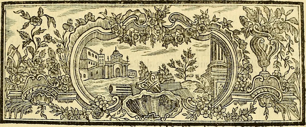 An illustration from Dictionnaire d'architecture, civile, militaire et navale, antique, ancienne et moderne : et de tous les arts et métiers qui en dépendent; Dont tous les Termes sont exprimés, en François, Latin, Italien, Espagnol, Anglois et Allemand. Enrichi de cent une Planches de Figures en Taille-douce, ... auquel on a joint Une Notice des Architectes, Ingénieurs, Peintres, Sculpteurs, Graveurs, & autres Artistes les plus celebres, dont on rapporte les principaux Ouvrages., 1770, leaf 108
