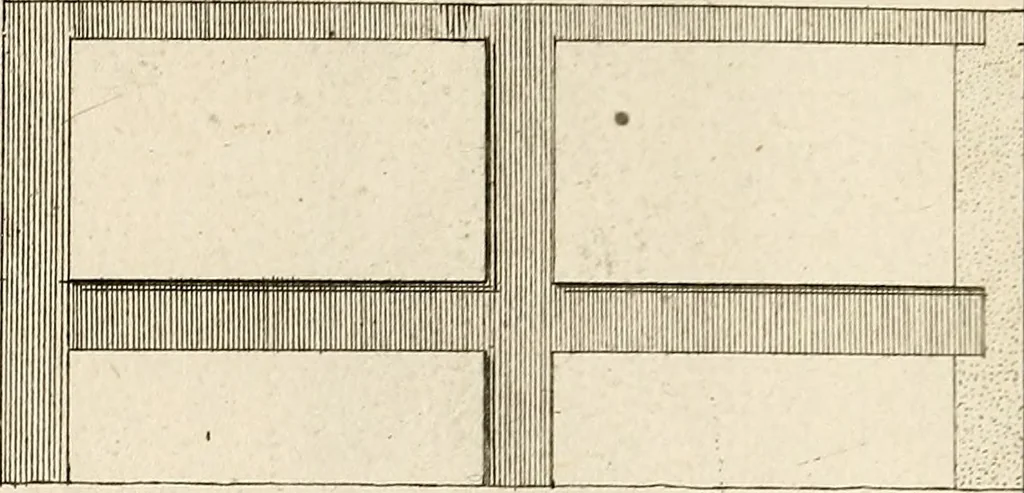 An illustration from Dictionnaire d'architecture, civile, militaire et navale, antique, ancienne et moderne : et de tous les arts et métiers qui en dépendent; Dont tous les Termes sont exprimés, en François, Latin, Italien, Espagnol, Anglois et Allemand. Enrichi de cent une Planches de Figures en Taille-douce, ... auquel on a joint Une Notice des Architectes, Ingénieurs, Peintres, Sculpteurs, Graveurs, & autres Artistes les plus celebres, dont on rapporte les principaux Ouvrages., 1770, leaf 288