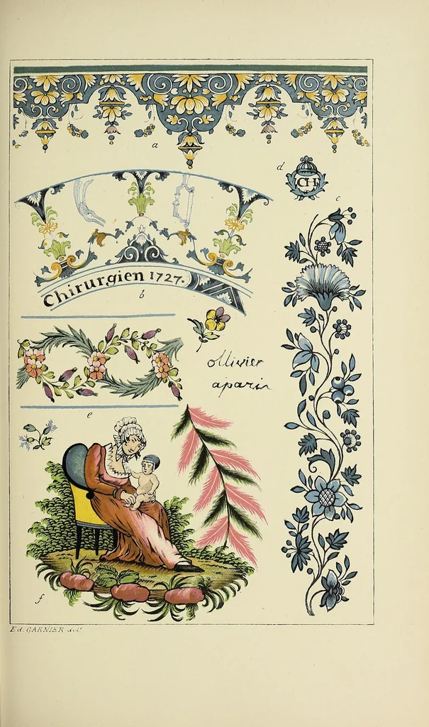 An illustration from Dictionnaire de la céramique; faïences--grès--poteries, 1893, leaf 163
