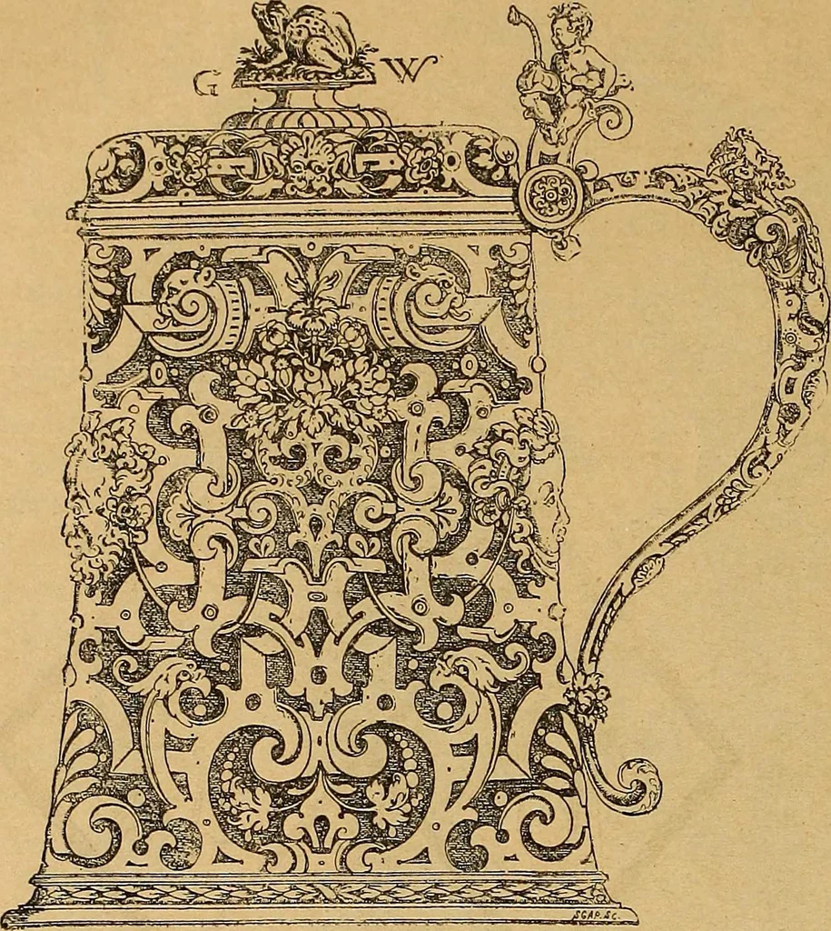 An illustration from Dictionnaire des arts décoratifs à l'usage des artisans, des artistes, des amateurs et des écoles, 1880, leaf 1023