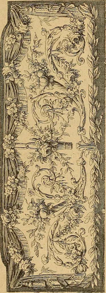 An illustration from Dictionnaire des arts décoratifs à l'usage des artisans, des artistes, des amateurs et des écoles, 1880, leaf 122