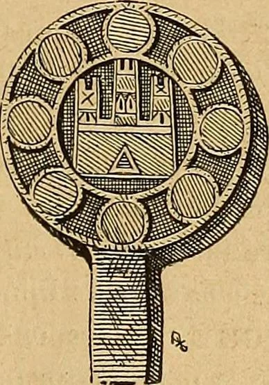 An illustration from Dictionnaire des arts décoratifs à l'usage des artisans, des artistes, des amateurs et des écoles, 1880, leaf 128