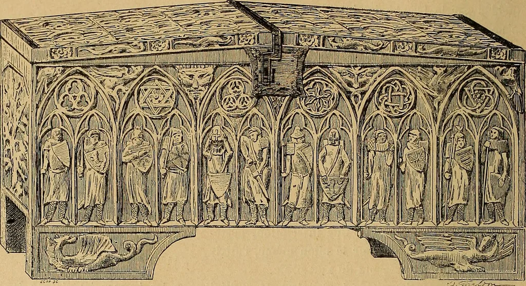 An illustration from Dictionnaire des arts décoratifs à l'usage des artisans, des artistes, des amateurs et des écoles, 1880, leaf 131