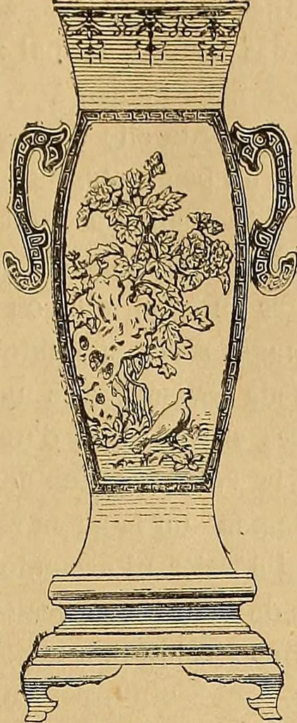 An illustration from Dictionnaire des arts décoratifs à l'usage des artisans, des artistes, des amateurs et des écoles, 1880, leaf 136
