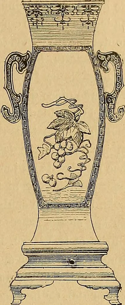 An illustration from Dictionnaire des arts décoratifs à l'usage des artisans, des artistes, des amateurs et des écoles, 1880, leaf 136