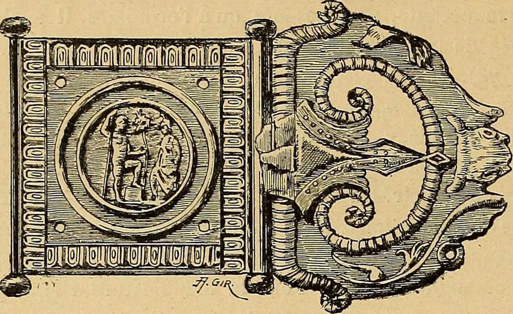 An illustration from Dictionnaire des arts décoratifs à l'usage des artisans, des artistes, des amateurs et des écoles, 1880, leaf 183