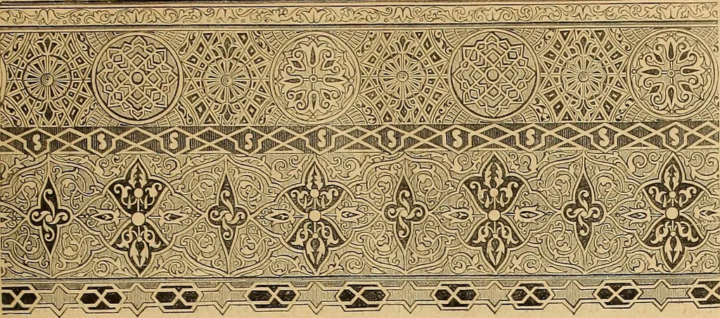An illustration from Dictionnaire des arts décoratifs à l'usage des artisans, des artistes, des amateurs et des écoles, 1880, leaf 20