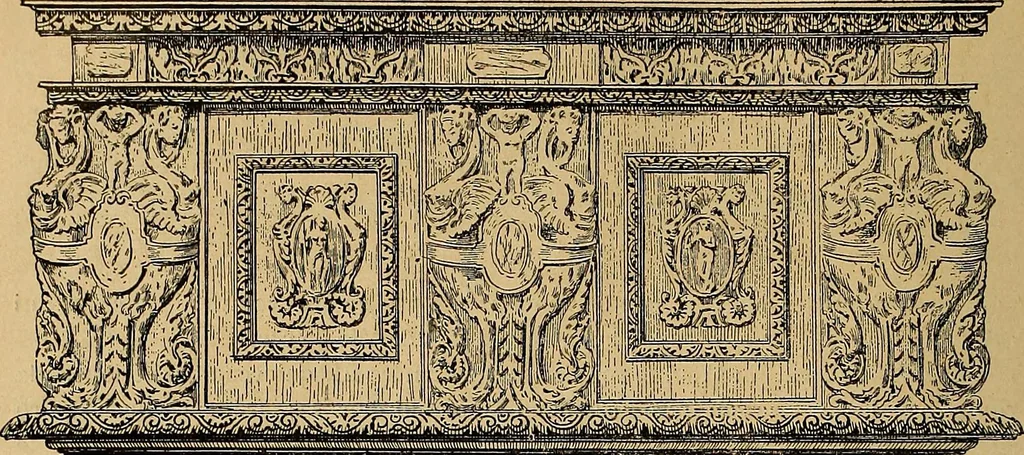 An illustration from Dictionnaire des arts décoratifs à l'usage des artisans, des artistes, des amateurs et des écoles, 1880, leaf 205