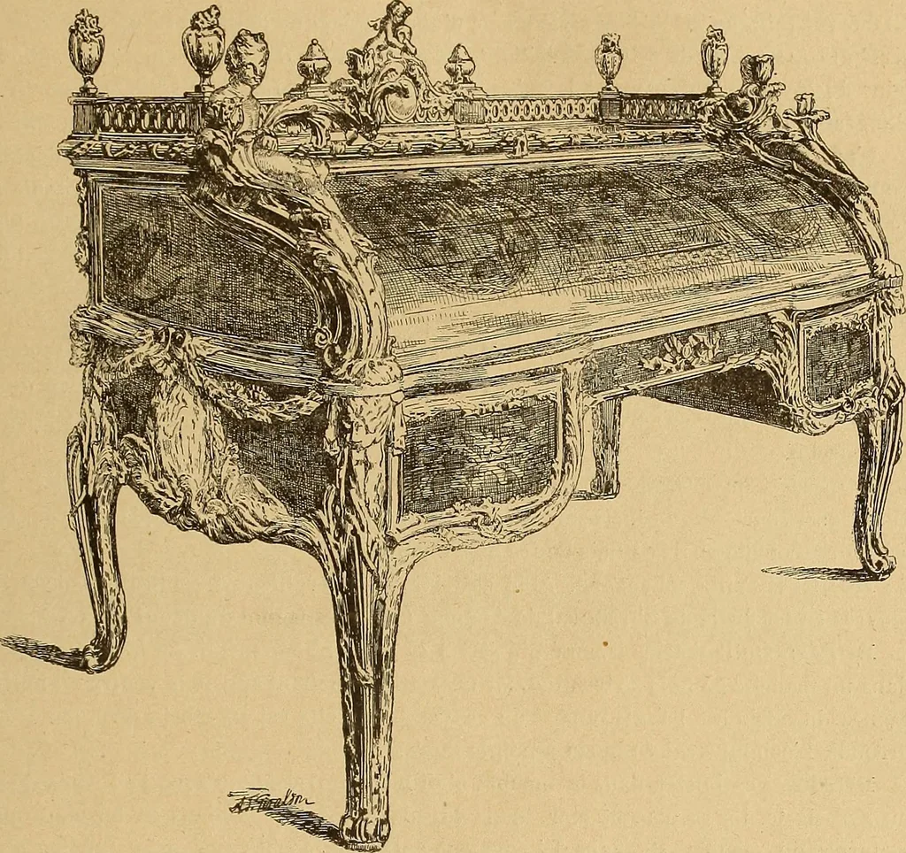 An illustration from Dictionnaire des arts décoratifs à l'usage des artisans, des artistes, des amateurs et des écoles, 1880, leaf 208