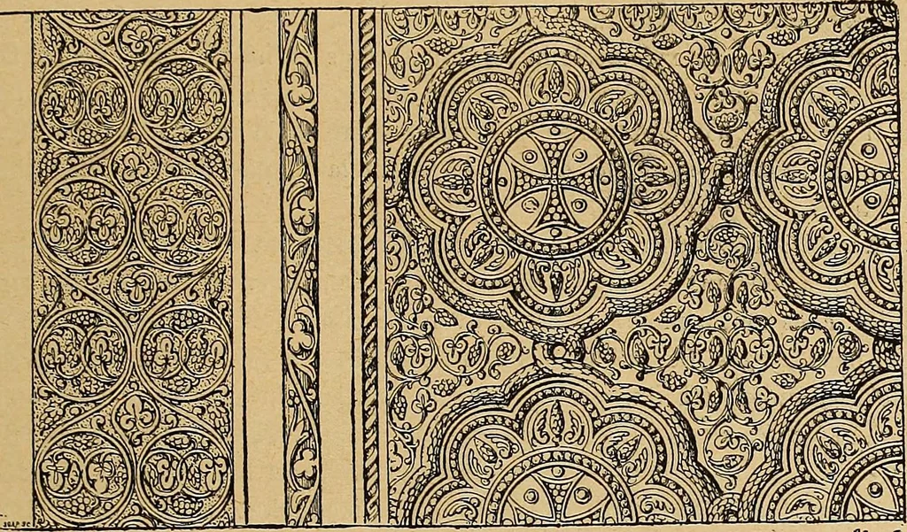 An illustration from Dictionnaire des arts décoratifs à l'usage des artisans, des artistes, des amateurs et des écoles, 1880, leaf 210