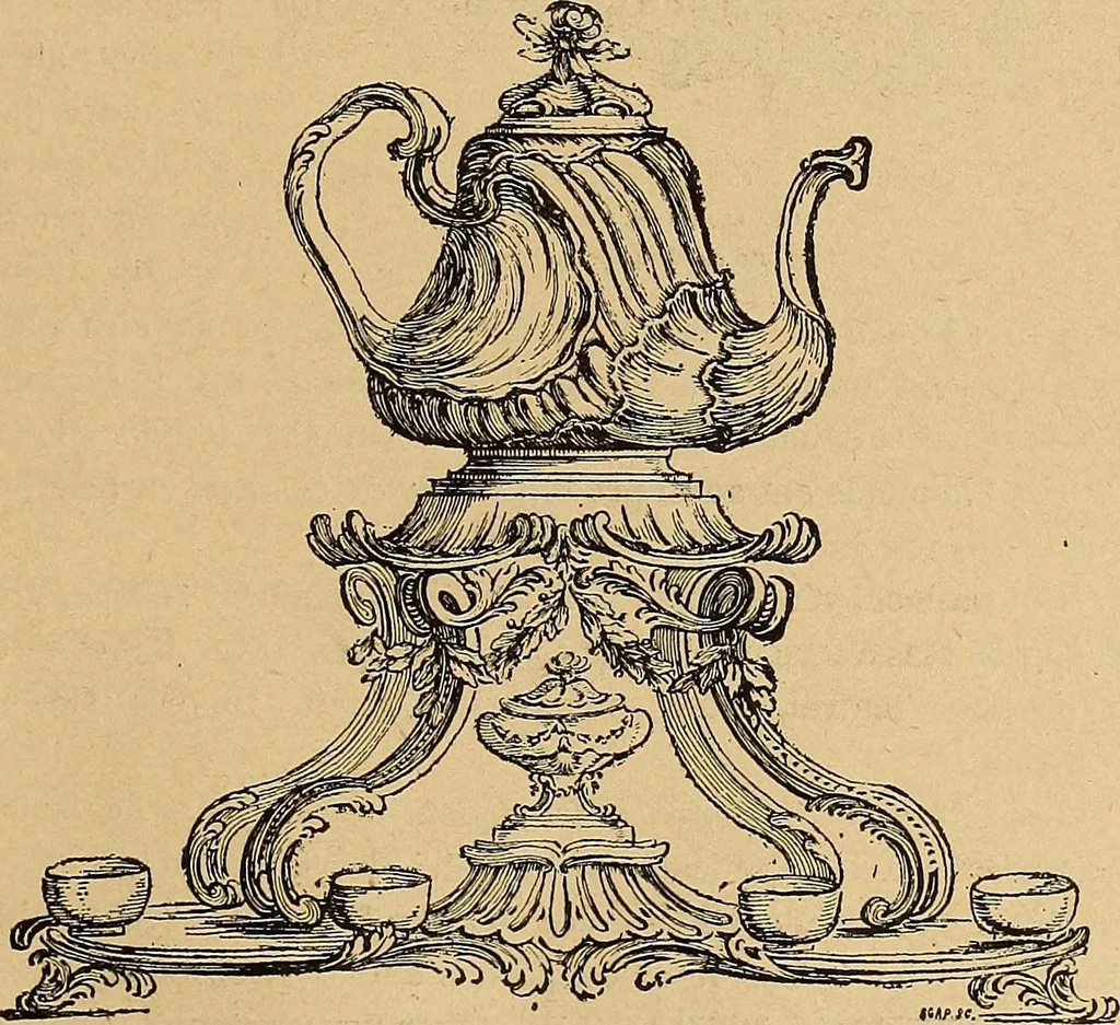 An illustration from Dictionnaire des arts décoratifs à l'usage des artisans, des artistes, des amateurs et des écoles, 1880, leaf 216