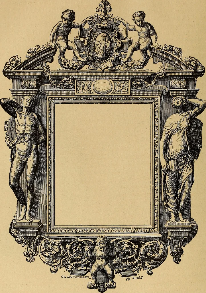 An illustration from Dictionnaire des arts décoratifs à l'usage des artisans, des artistes, des amateurs et des écoles, 1880, leaf 221