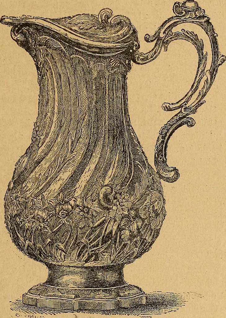 An illustration from Dictionnaire des arts décoratifs à l'usage des artisans, des artistes, des amateurs et des écoles, 1880, leaf 230