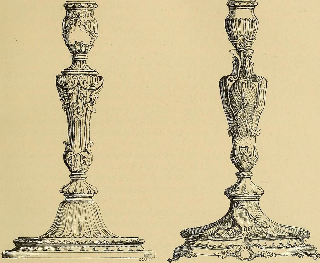 An illustration from Dictionnaire des arts décoratifs à l'usage des artisans, des artistes, des amateurs et des écoles, 1880, leaf 272