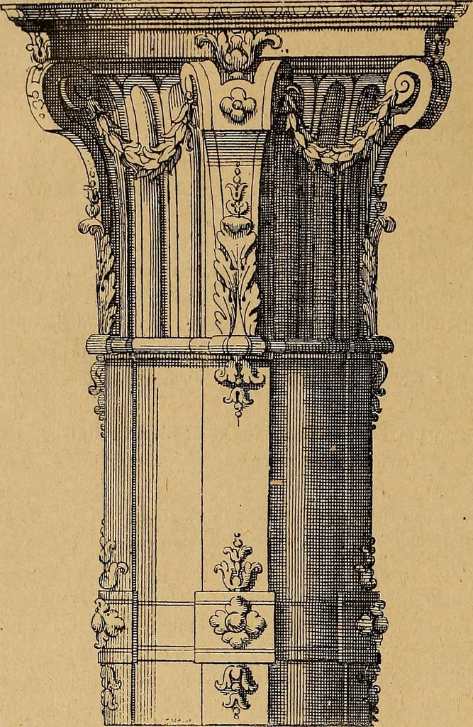 An illustration from Dictionnaire des arts décoratifs à l'usage des artisans, des artistes, des amateurs et des écoles, 1880, leaf 275
