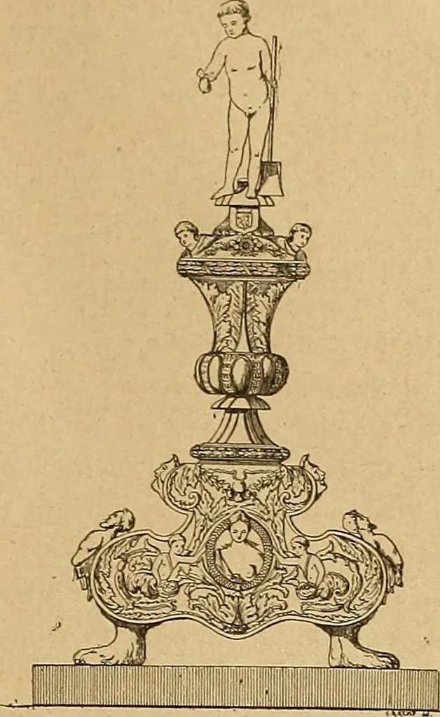 An illustration from Dictionnaire des arts décoratifs à l'usage des artisans, des artistes, des amateurs et des écoles, 1880, leaf 288