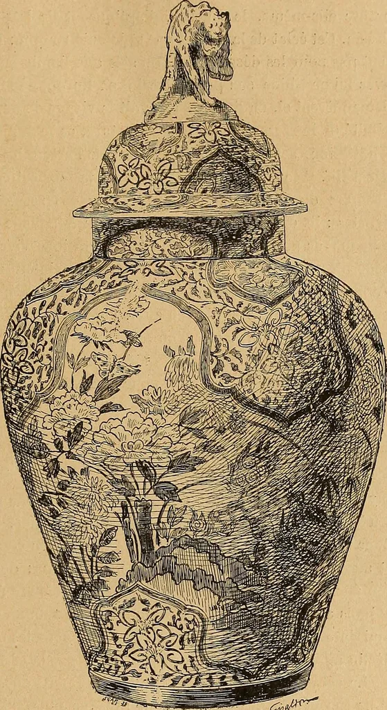 An illustration from Dictionnaire des arts décoratifs à l'usage des artisans, des artistes, des amateurs et des écoles, 1880, leaf 294