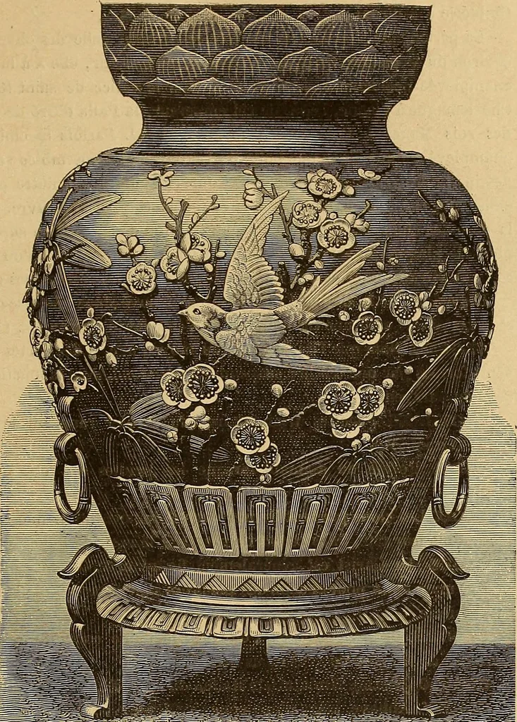 An illustration from Dictionnaire des arts décoratifs à l'usage des artisans, des artistes, des amateurs et des écoles, 1880, leaf 308
