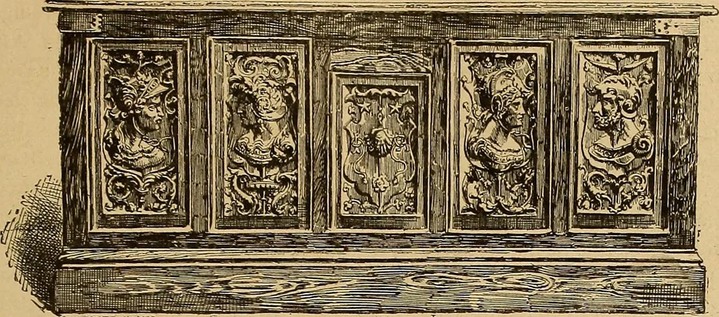 An illustration from Dictionnaire des arts décoratifs à l'usage des artisans, des artistes, des amateurs et des écoles, 1880, leaf 320
