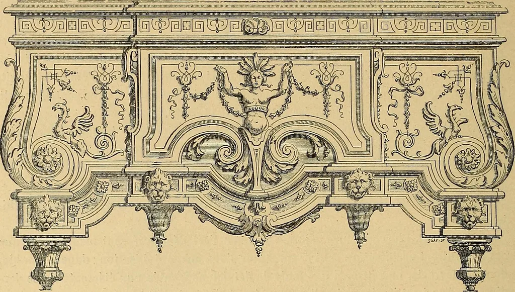 An illustration from Dictionnaire des arts décoratifs à l'usage des artisans, des artistes, des amateurs et des écoles, 1880, leaf 329