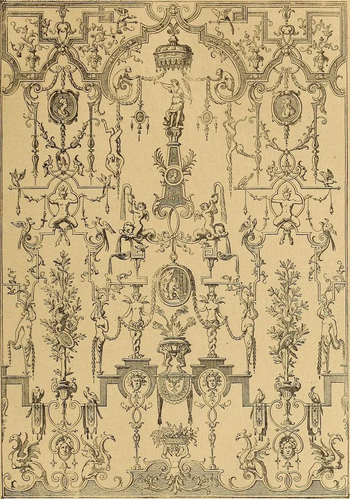 An illustration from Dictionnaire des arts décoratifs à l'usage des artisans, des artistes, des amateurs et des écoles, 1880, leaf 330