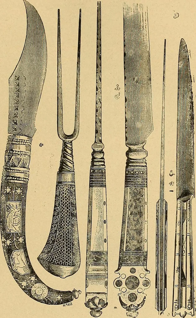 An illustration from Dictionnaire des arts décoratifs à l'usage des artisans, des artistes, des amateurs et des écoles, 1880, leaf 352