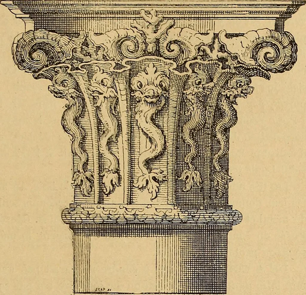 An illustration from Dictionnaire des arts décoratifs à l'usage des artisans, des artistes, des amateurs et des écoles, 1880, leaf 376